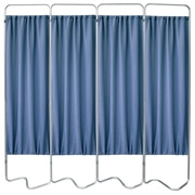 OMNIMED 4 Section Beamatic Privacy Screen with Fabric Panels, Norway 153054-35